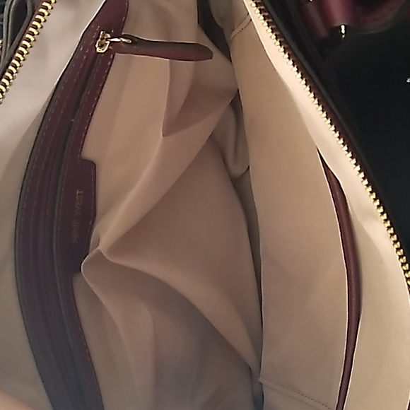 Maroon and Gold Nine West Handbag - Picture 5 of 6